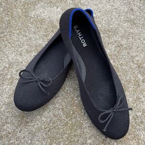 Rothy's Black Ballet Flat Size 10